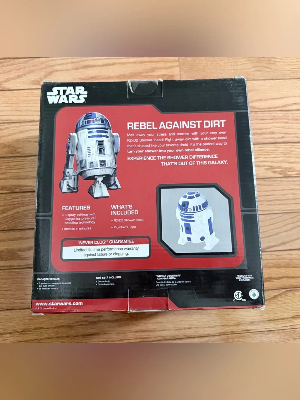 Oxygenics Star Wars R2-D2 Pressure Boosting Shower Head